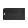 LUX 9" x 12" Open End Clasp Envelopes, Midnight Black, 100/Pack