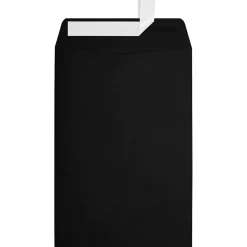 Best LUX 6 x 9 Open End Envelopes, Black Linen, 500/Box (1644-BLI-500)