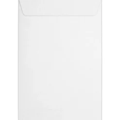Best LUX 6 x 9 Open End Envelopes, 50/Box, White Linen (1644-WLI-50)