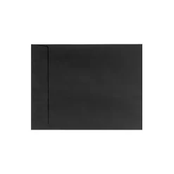 Clearance LUX 9 x 12 Open End Envelopes, 50/Box, Black Linen (4894-BLI-50)