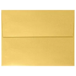 Sale LUX A4 Invitation Envelopes (4 1/4 x 6 1/4) 50/Pack, Gold Metallic (4872-07-50)