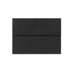 Best LUX A1 Invitation Envelopes (3 5/8 x 5 1/8) 250/Box, Midnight Black (F-4565-B-250)