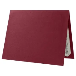Awards & Certificates*LUX Certificate Holders, 9 1/2" x 11", Burgundy Red Linen, 50/Pack (CHEL185DB10050)