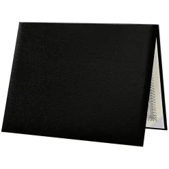 Awards & Certificates*LUX Diploma Cover, Padded, 8 1/2" x 11, Black, 2/Pack (PDCL-85X11-DB-2)