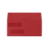 Sale LUX Double Window Invoice Envelopes, 4-1/8 x 9-1/8", Ruby Red, 250/Pack