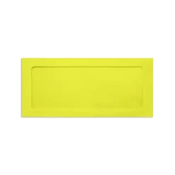 Hot LUX Full Face Window Envelopes, Citrus 4.12 x 9.5 inch 500/Pack