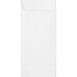 Sale LUX 80lbs. 4 1/8" x 9 1/2" #10 Open End Envelopes, Bright White, 1000/BX (7535-1000)