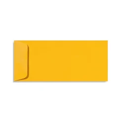 Hot LUX 70lbs. 4 1/8" x 9 1/2" #10 Open End Envelopes, Sunflower Yellow, 500/BX