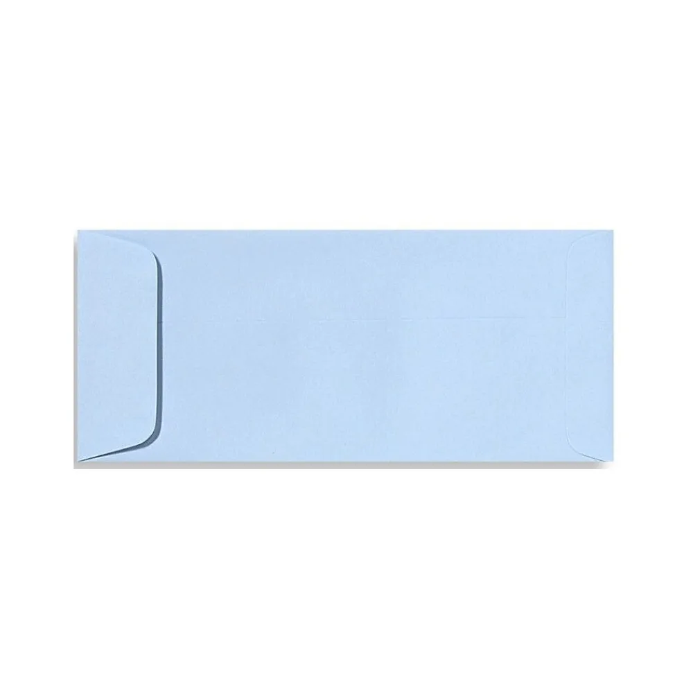 Best LUX 70lbs. 4 1/8" x 9 1/2" #10 Open End Envelopes, Baby Blue, 1000/BX