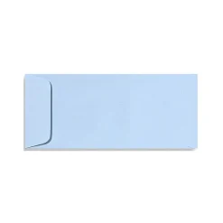 LUX 70lbs. 4 1/8" x 9 1/2" #10 Open End Envelopes, Baby Blue, 500/BX