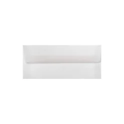 Discount LUX 30lbs. 4 1/8" x 9 1/2" #10 Square Flap Envelopes, Clear Translucent, 250/BX
