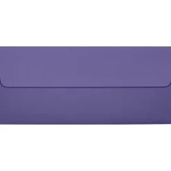 Sale LUX 80lbs. 4 1/8" x 9 1/2" #10 Square Flap Envelopes, Wisteria Purple, 250/BX