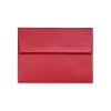 New LUX 80lbs. 5 3/4" x 8 3/4" A9 Invitation Envelopes W/Glue, Jupiter Metallic Red Red, 250/BX