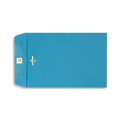 LUX 70lbs. 6" x 9" Clasp Envelopes, Bright Blue, 500/BX