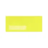 Clearance LUX Moistenable Glue #10 Window Envelope, 4 1/2" x 9 1/2", Electric Yellow, 1000/Box (4261-20-1000)