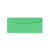 New LUX Moistenable Glue Security Tinted #10 Business Envelope, 4 1/2" x 9 1/2", Bright Green, 500/Box (4260-12-500)