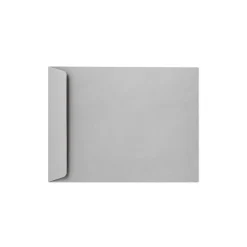 Hot LUX Open End Open End Kraft Catalog Envelope, 12 1/2" x 18 1/2", Gray, 50/Pack (92532-50)