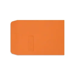 Clearance LUX Open End Window Envelopes 9" x 12"; Mandarin Orange