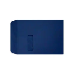 Clearance LUX Open End Window Envelopes 9" x 12"; Navy Blue