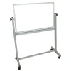 Dry Erase*Luxor ® Double Sided Magnetic Whiteboard; Aluminum Frame, 36" x 24" (MB3624WW)