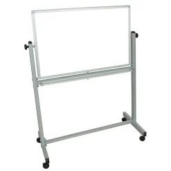 Dry Erase*Luxor ® Double Sided Magnetic Whiteboard; Aluminum Frame, 36" x 24" (MB3624WW)