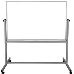 Dry Erase*Luxor Double Sided Magnetic Whiteboard, Aluminum, 60x40 (MB6040WW)