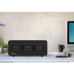 KwikBoost EdgePower 3-Bay Base Desktop Charging Station, Black (KBEP-BASE3)<Luxor New