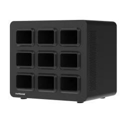 KwikBoost EdgePower 9-Bay Base Desktop Charging Station, Black (KBEP-BASE9)<Luxor Outlet