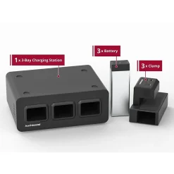 KwikBoost EdgePower Light-Use Bundle, Black/Silver (KBEP-3B3C3)<Luxor