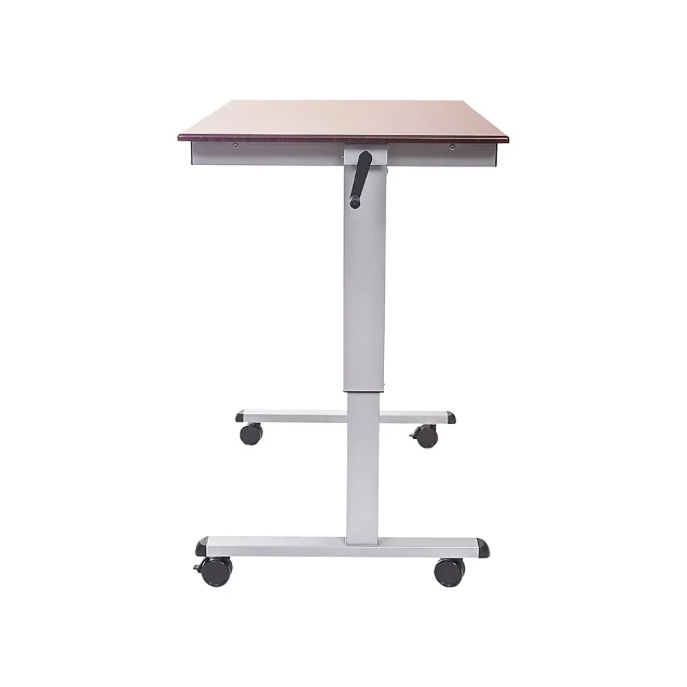 Standing Desks*Luxor 48"W Adjustable Desk, Laminate Wood (STANDUP-CF48-DW)