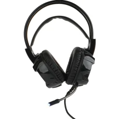 Deluxe Light-Up Over-Ear Gaming Headphones with Microphone, Black (LU732)<Lvlup Outlet