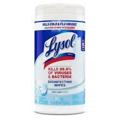 Disinfecting Wipes, Crisp Linen, 80 Wipes/Pack (1920089346)<Lysol Sale