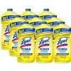 Power Clean Concentrated Multi-Surface Cleaner, Sparkling Lemon & Sunflower Essence Scent, 28 oz, 9/Carton (19200-82513CT)<Lysol Best