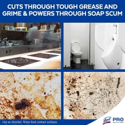 Power Clean Concentrated Multi-Surface Cleaner, Sparkling Lemon & Sunflower Essence Scent, 28 oz, 9/Carton (19200-82513CT)<Lysol Best