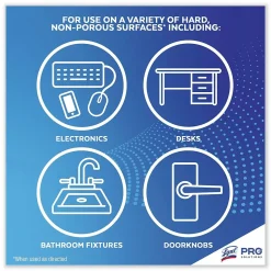 Pro Disinfecting Wipes, Lemon & Lime Blossom Scent, 800 Wipes/Canister, 2 Canisters/Carton (19200-99856CT)<Lysol Hot
