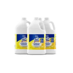 Professional Disinfecting Deodorizing Cleaner, Lemon, 128 oz., 4/Carton (3624176334CT)<Lysol Discount