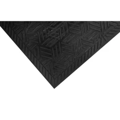 M + A Matting SuperScrape Plus Commercial Outdoor Scraper Entrance Floor Mat, 4.67' x 2.92', Black (5558035100)