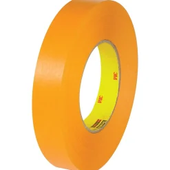 Discount Scotch 3M 2525 Flatback Tape, 9.5 Mil, 1" x 60 yds., Orange, 6/Case (T94525256PK)