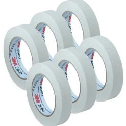Online 3M 1 in x 60 yds., Masking Tape, White, 6 Rolls (MMM260024A-6)