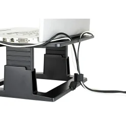 Adjustable Laptop Stand, Black, 2 in. of Height Adjustment, Compatible with Docking Stations (LX500)<3M Sale