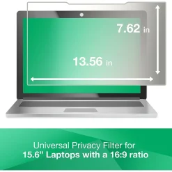 Anti-Glare Filter for 15.6" Widescreen Monitor, 16:9 Aspect Ratio (AG156W9B)<3M Sale