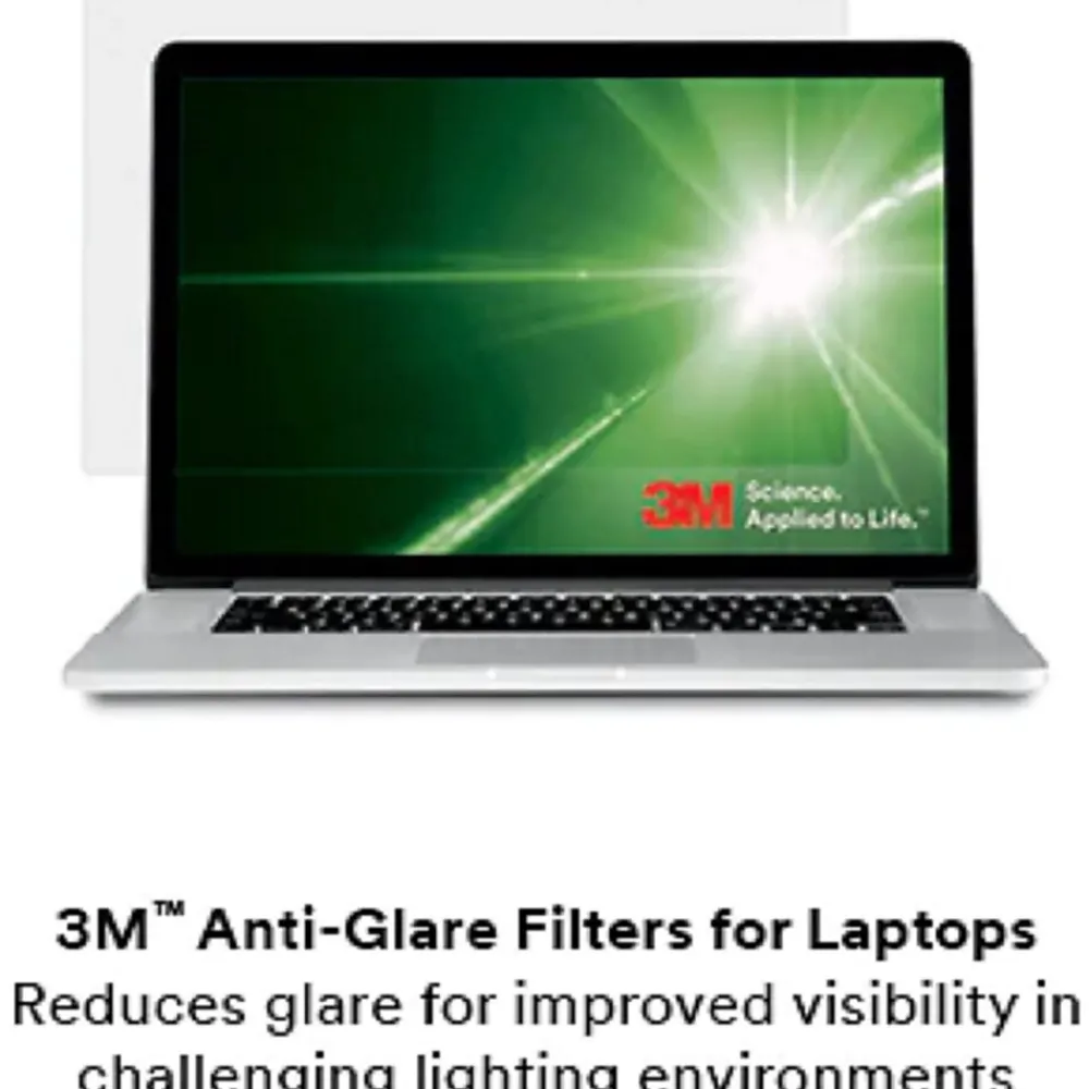 Anti-Glare Filter for 15.6" Widescreen Monitor, 16:9 Aspect Ratio (AG156W9B)<3M Sale