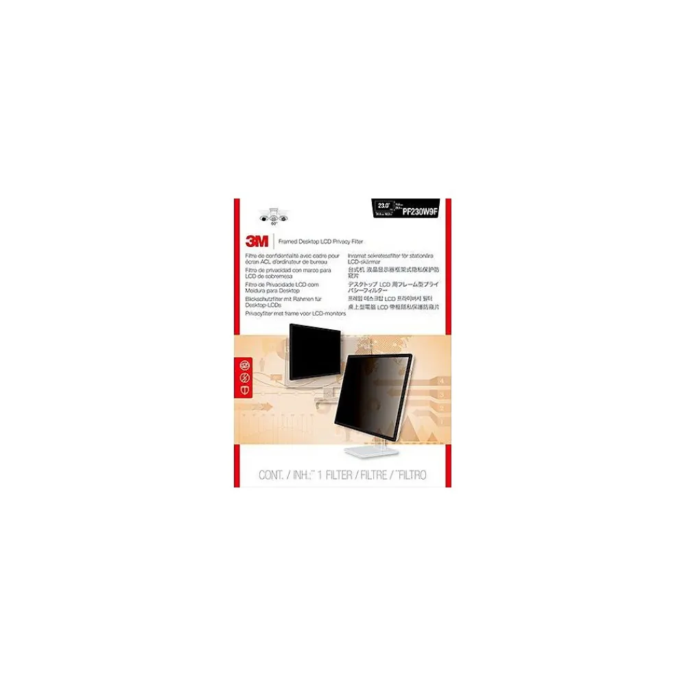 ™ Framed Privacy Filter for 18.5" Widescreen Monitor (16:9) (PF185W9F)<3M Clearance