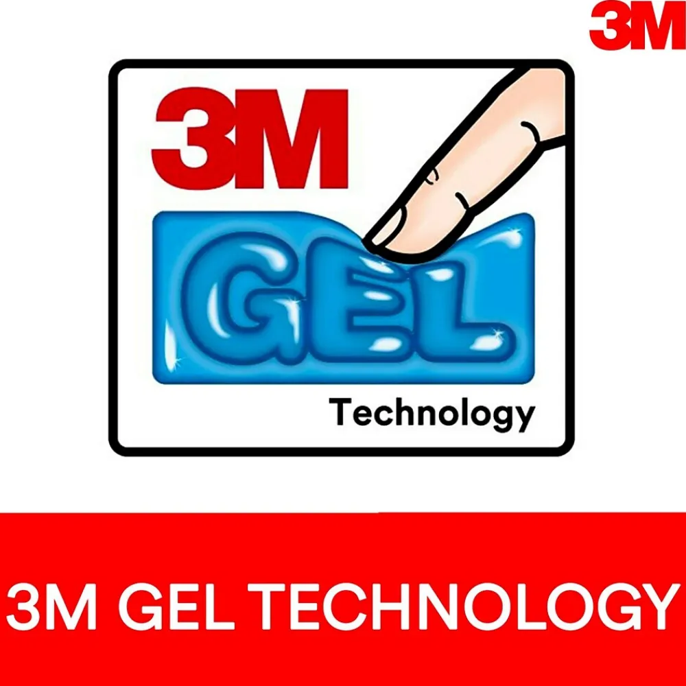 3M Gel Wrist Rest for Keyboards, Black, Soothing Gel Technology for Comfort and Support (WR85B)