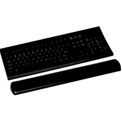 Clearance 3M Gel Wrist Rest for Keyboards, Non-Skid Base, Black (WR310LE)