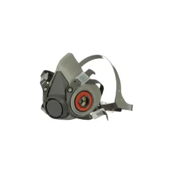 3M Half Facepiece Reusable Respirator 6200, Medium, Gray (6200)