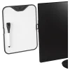 Dry Erase*3M ™ Monitor Whiteboard with Document Clip, Black (MWB100B)