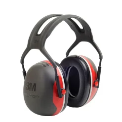3M Occupational Health & Env Safety Over-the-Head Earmuffs Black & Red Each