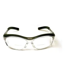 3M Occupational Health & Env Safety Glasses With Gray Plastic Frame, 1.5 Diopter