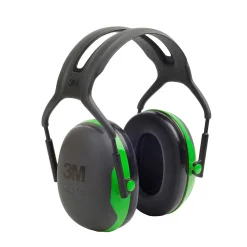 3M Occupational Health & Env Safety Over-the-Head Earmuffs Black & Green Each